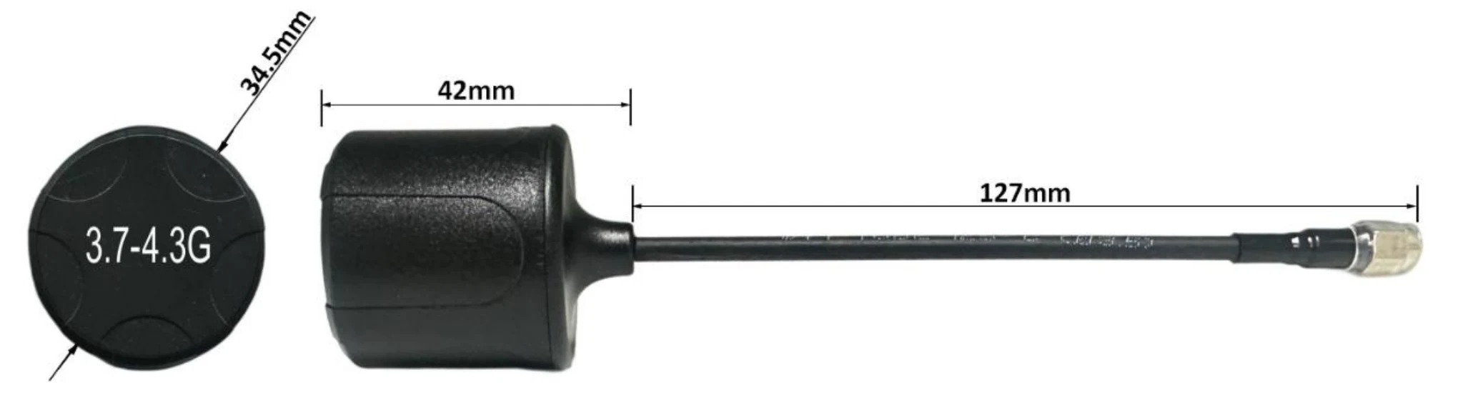 Shrimp B 4.3G 10W — antenna configuration reference