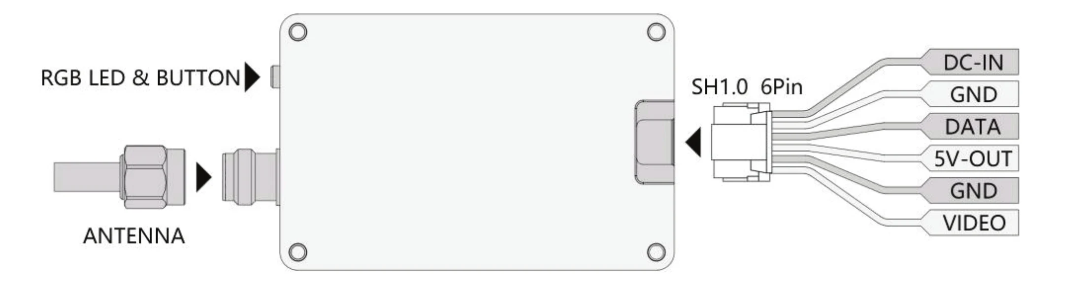Shrimp B 5.8G 5W — connection diagram