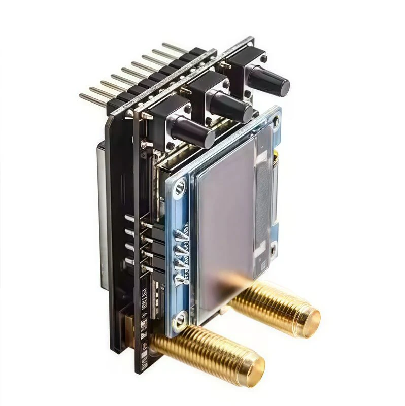 AKK 80CH Diversity RX — Display and receiver board stack