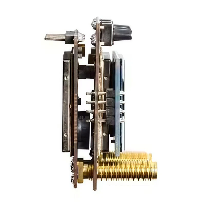 AKK 80CH Diversity RX — Side view of connectors and board spacing
