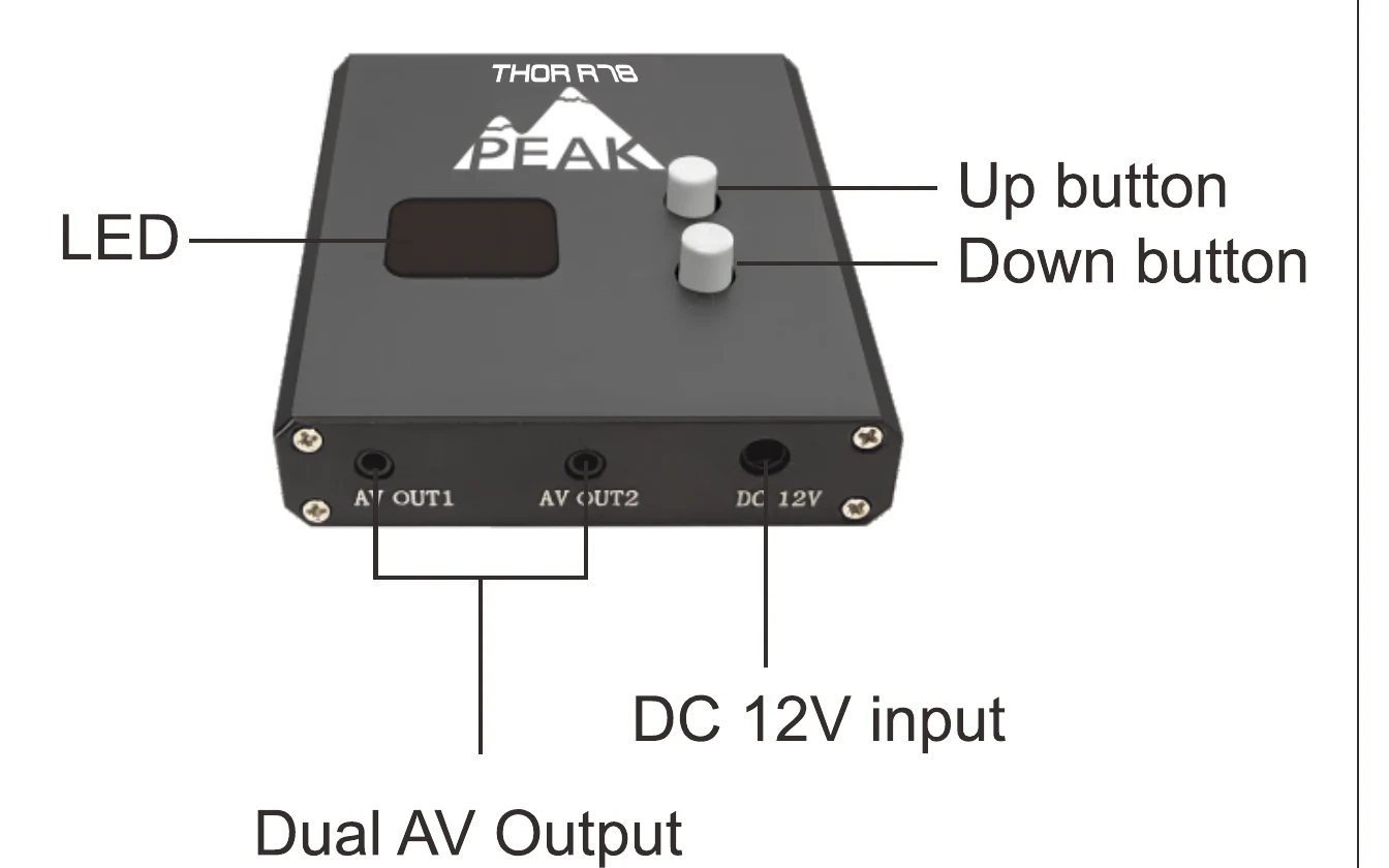 PEAK THOR R78 — connection diagram