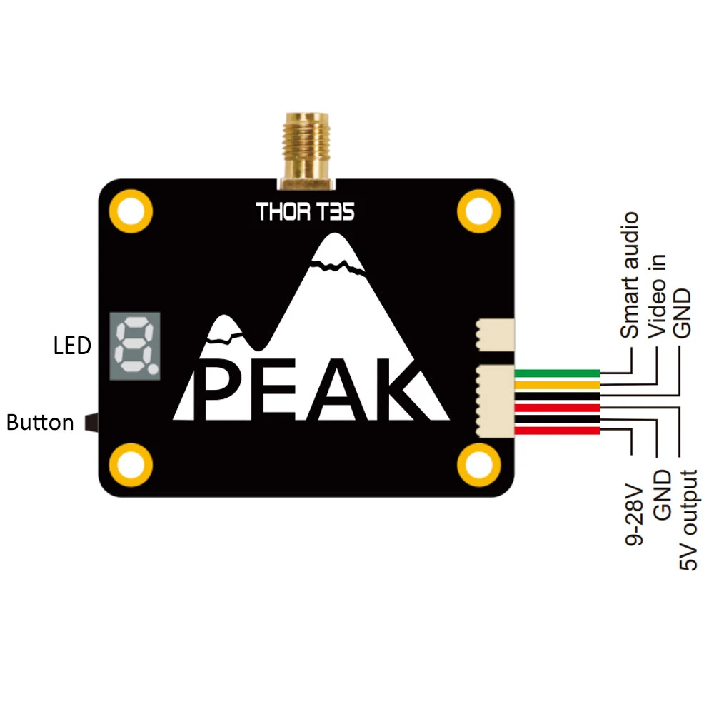 PEAK THOR T35 — connection diagram