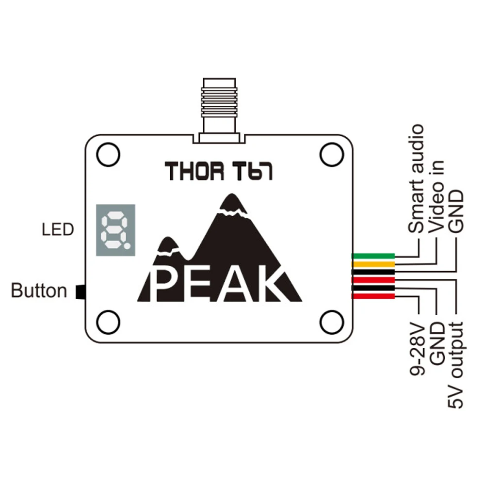 PEAK THOR T67 — connection diagram