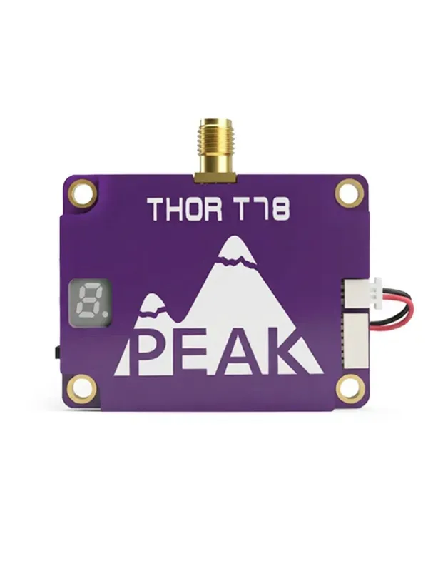PEAK THOR T78 — Model label and connections