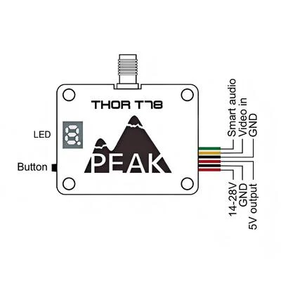 PEAK THOR T78 — connection diagram