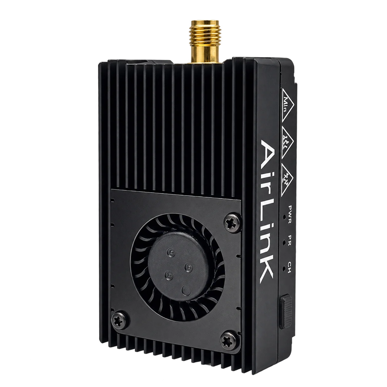 AirLink AL7210 video transmitter with cooling fan